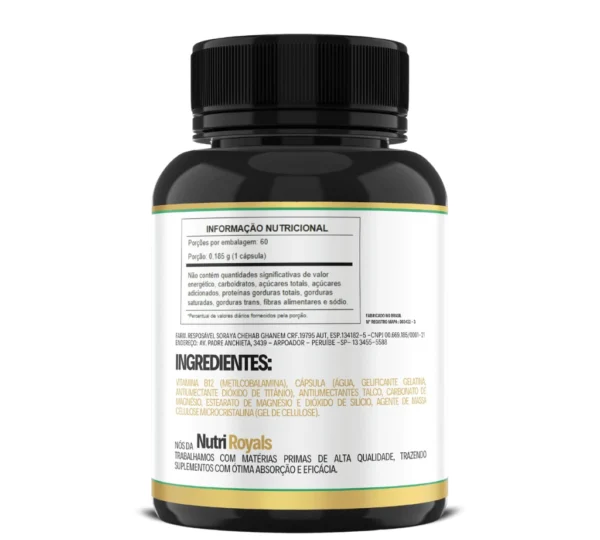 B12 Metilcobalamina 1.000 MCG - Imagem 2